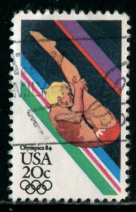 2082 US 20c Summer Olympics, used