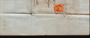 France 1855 Letter Cover / Lyon CDS - Z15695