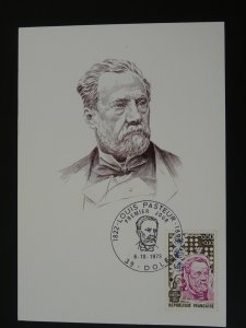 medicine Louis Pasteur maximum card France 1973
