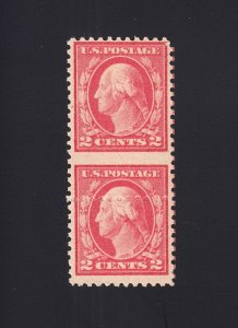 Scott #499 2c Vertical Pair - BLIND PERFS - Mint OG NEVER HINGED