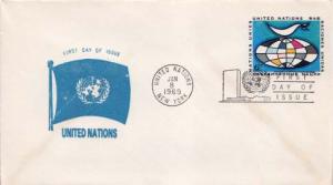 United Nations, First Day Cover, Postal Stationery