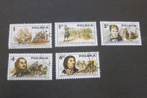 Poland 1975 Sc 2117-21 CTO set FU