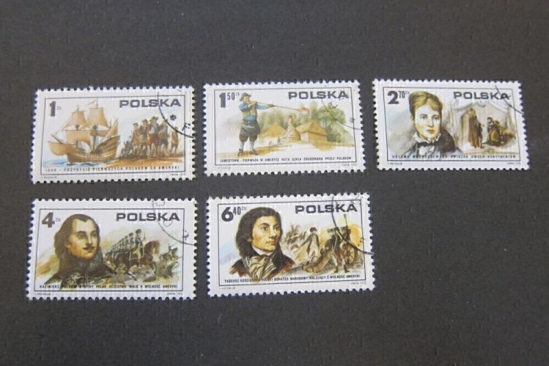Poland 1975 Sc 2117-21 CTO set FU