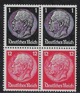 Germany Scott # 415 (2), 422 (2), mint nh, se-tenant, 2x Mi # S147