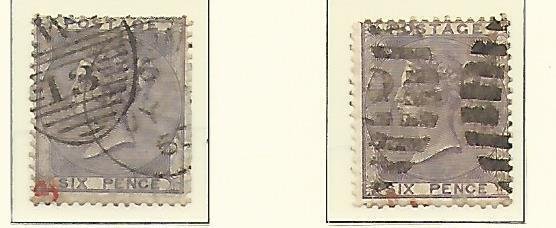 Great Britain Stamp Collection on Lighthouse Page 1855-57, #26-28, SCV $1050