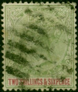 Lagos 1887 2s6d Green & Carmine SG39 Good Used