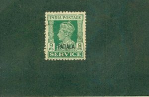 PATIALA INDIAN STATE O66 USED BIN $1.00