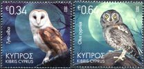 Cyprus - Postfris/MNH - Complete set Owls 2022