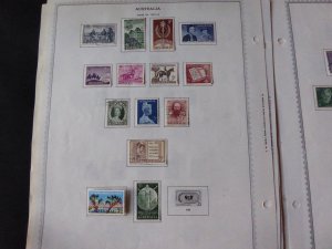 Australia 1909-1974 Stamp Collection on Album Pages