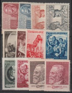 Czechoslovakia SC 497-508 Mint Never Hinged