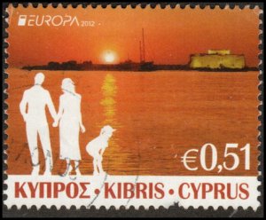 Cyprus 1173 - Used - 51c Tourism / Europa (2012) (cv $1.65)