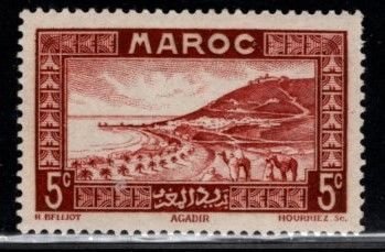 French Morocco - #127 Roadstead at Agadir - MNH