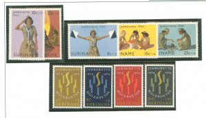 Surinam #B80-B84/B104-B107 Mint (NH) Single (Complete Set) (Scouts)