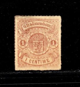 Luxembourg stamp #17, MLH NG, SCV $35.00 