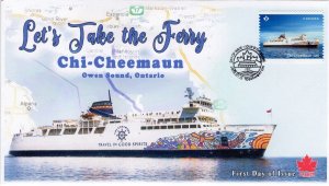 CA23-024, 2023,Let’s Take the Ferry, First Day of Issue, Pictorial Postmark, Chi
