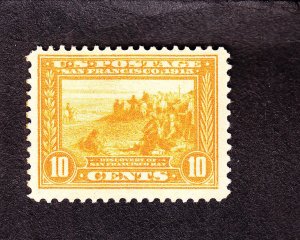 US 400 10c Panama-Pacific Mint F-VF OG NH SCV $270