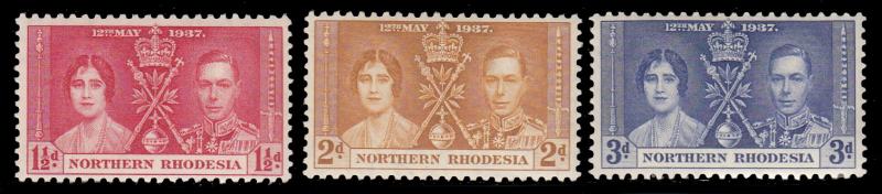 Northern Rhodesia 22 - 24 MNH