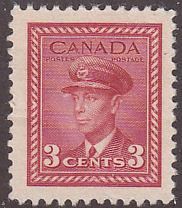 Canada 251 King George VI WWII War 1942