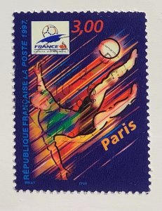France 1997 Scott 2587 used - 3.00fr,  Football World Cup, Paris