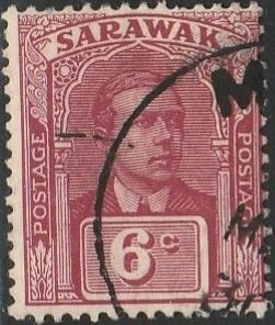 Sarawak, #84 Used  From 1928-29