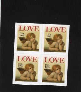 2949 LOVE, MNH blk/4