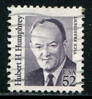 2189 US 52c Hubert Humphrey, used