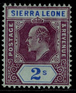 SIERRA LEONE EDVII SG109, 2s purple & bright blue/blue, M MINT. Cat £26. 