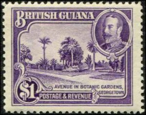 British Guiana SC# 222 Avenue to Botanic Garden MH