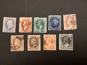 ICOLLECTZONE  US 183-190 F/VF used Very attractive lot