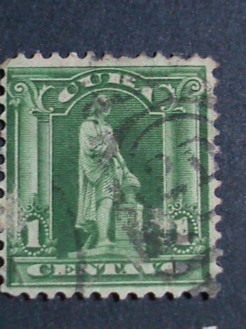 ​CUBA-1899 4 OVER 100 YEARS OLD CUBA FAMOUS USED STAMPS-SET-VERY FINE