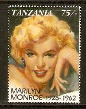 Tanzania 1992 Marilyn Monroe Sc 809 Music Film Actor MNH 