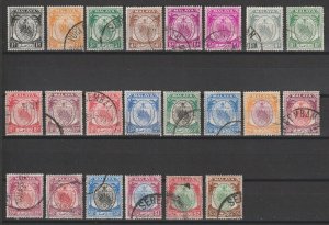 MALAYA/NEGRI SEMBILAN 1948 SG 42/62 USED Cat £160