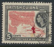 British Guiana SG 335 Used  (Sc# 257 see details) 