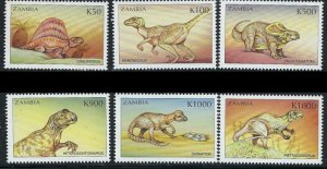 Zambia 784-89 MNH 1999 Dinosaurs (an1194)