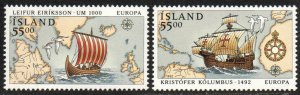 Iceland Sc #749-750 MNH