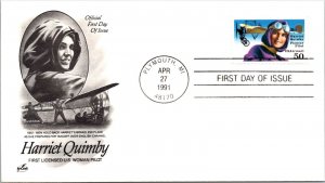 FDC 1991 SC #C128 Artcraft Cachet - Plymouth Mi - Single - J2971