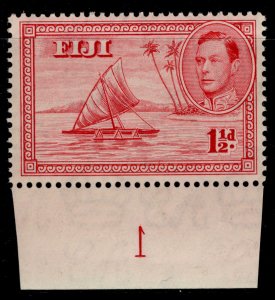 FIJI GVI SG251, 1½d carmine, M MINT. Cat £18. CONTROL