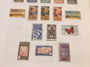 French Colonies  mounted mint or used stamps A9706