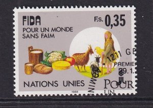 United Nations Geneva  #162 cancelled  1988  agricultural development  35c