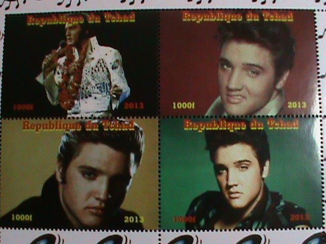 ​CHAD STAMP 2013-ROCK & ROLL MOVIE STAR ELVIS PRESLEY MNH:SHEET#2 VERY FINE