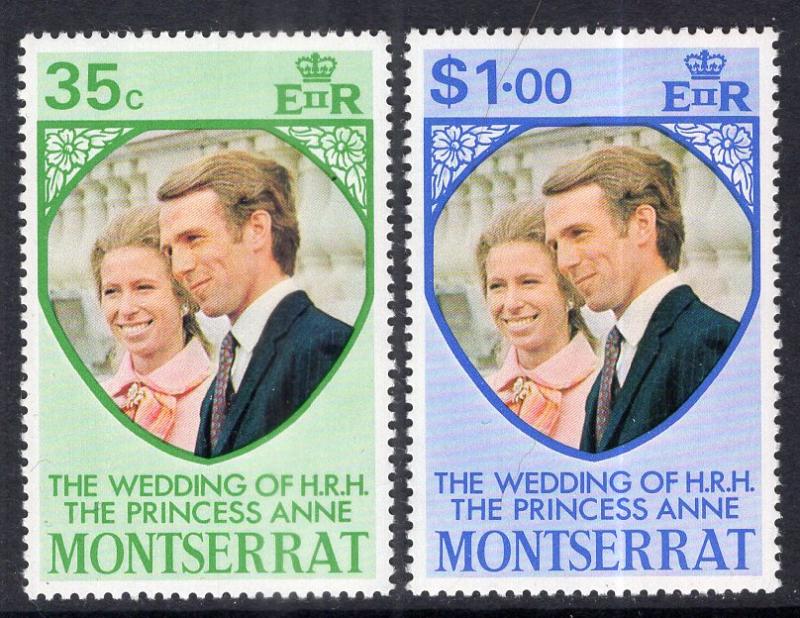 Montserrat 300-301 MNH VF