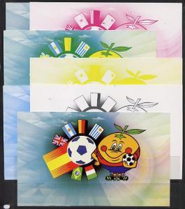 Booklet - Lesotho 1982 World Cup Football booklet x 7 pro...