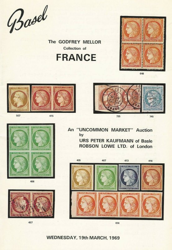 The Godfrey Mellor - France, Uncommon Market, Basel, Catalog, March 19, 1969