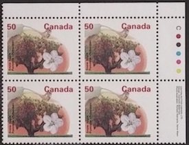 Canada 1365i Plate Block UR VF MNH