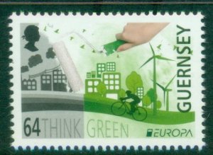 Guernsey 2016 EUROPA Stamp - Think Green MUH