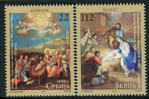 0451 SERBIA 2011 - Christmas - MNH Set