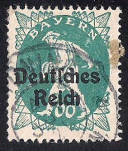 Bavaria #263 60pf Electricity, Stamp used F-VF