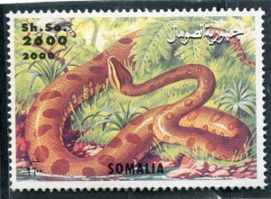 Somalia 2000 Reptiles SNAKES 1 value Perforated Mint (NH)