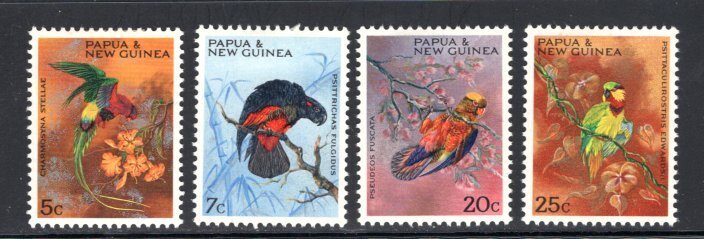 Papua New Guinea #249-252  VF,  Unused   CV  3.90  ....  4900119