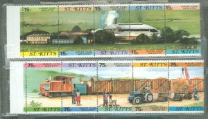 St. Kitts #204-205 a-e